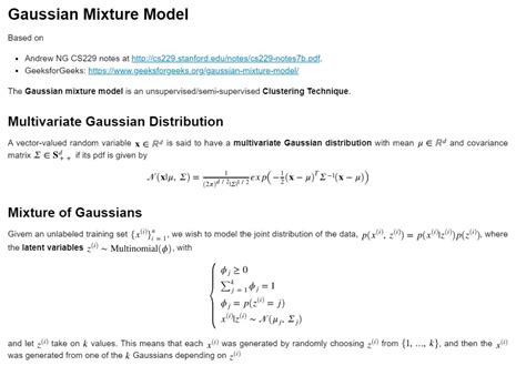 Gaussian Mixture Model A Quick Summary With Python Code 4125 Hot Sex Picture