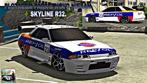 Plotagem F Cil Para O Novo Nissan Skyline R Car Parking Multiplayer