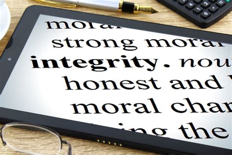 Integrity - Free of Charge Creative Commons Tablet Dictionary image