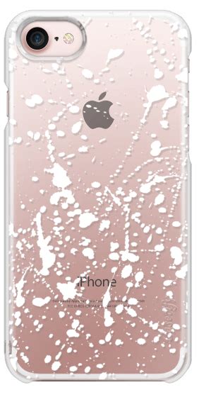 Casetify Iphone 7 Snap Transparent Case Splat White By Project M