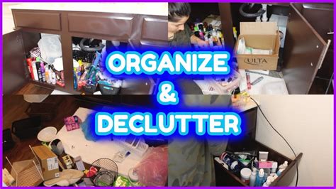 Clean My Bathroom With Me Organize And Declutter Kira K Youtube