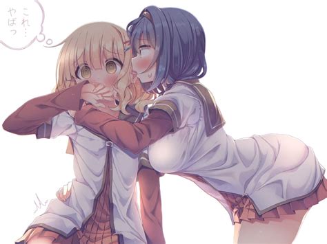 Oomuro Sakurako And Furutani Himawari Yuru Yuri Drawn By Takahero