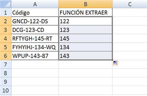 ¿cómo Se Usa La Función Extrae Funciones De Excel Excel Intermedio