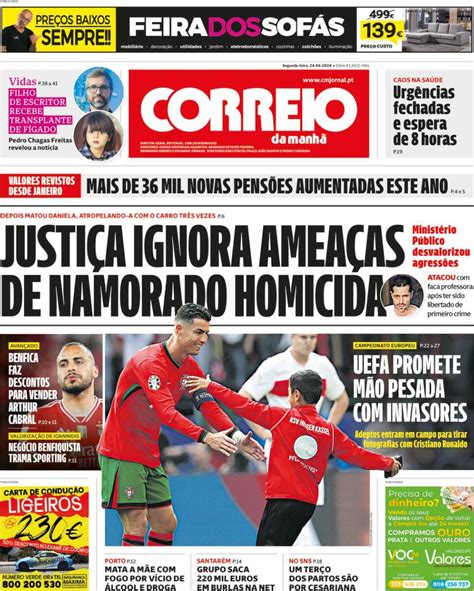 Capa Correio Da Manh Junho Capasjornais Pt