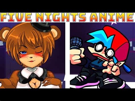 Friday Night Funkin VS Five Nights In Anime RX FULL WEEK DEMO Freddy