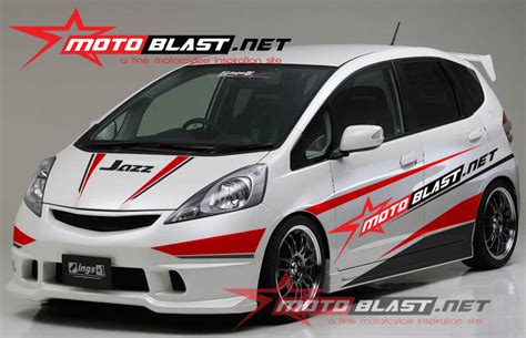 Auto Decal Untuk Honda Jazz Putih Motoblast