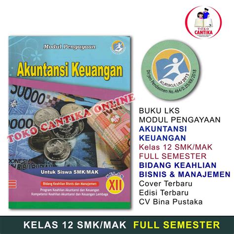 Jual Buku Lks Akuntansi Keuangan Kelas Smk Mak Bisnis Kurikulum