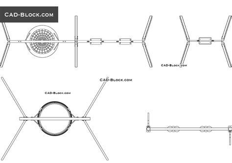 Swing in plan AutoCAD file download free