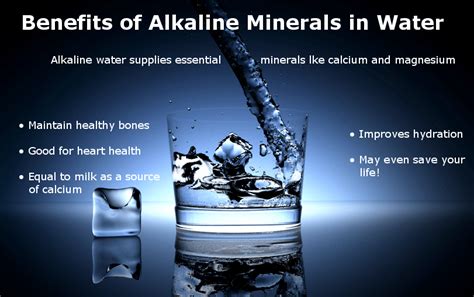 How Alkaline Minerals In Water Benefit Health Alkaline Water