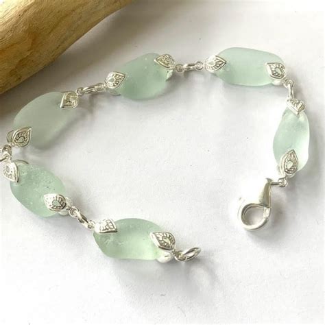 Sea Glass Bracelet Etsy