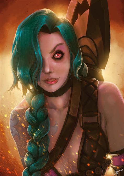 Jinx The Loose Cannon By Adrianwolve By Adrianwolve On Deviantart