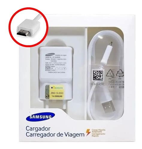 Carregador Turbo Original Samsung J2 J5 Prime J7 Pro Duo J8 Frete Grátis