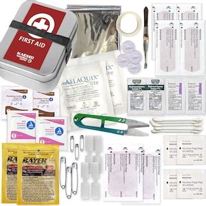 Go Bag Kit Survival Emergency Bushcraft Water Filter Ferro Rod Tinder ...