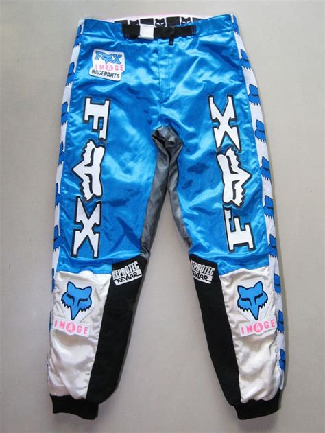 Vintage Fox Image Motocross Pants Motocross Pants Dirt Bike Riding