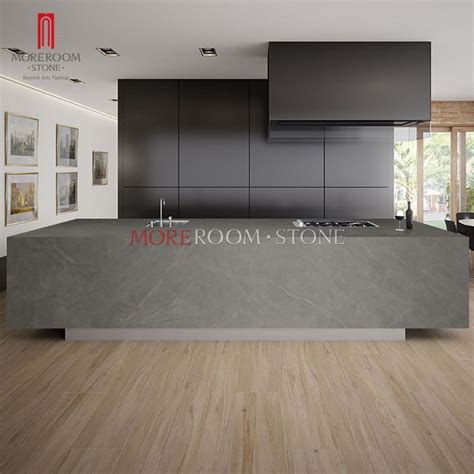 Modern Villa Kitchen Large Format Ceramic Tile Worktop Porcelain Slab Countertops China