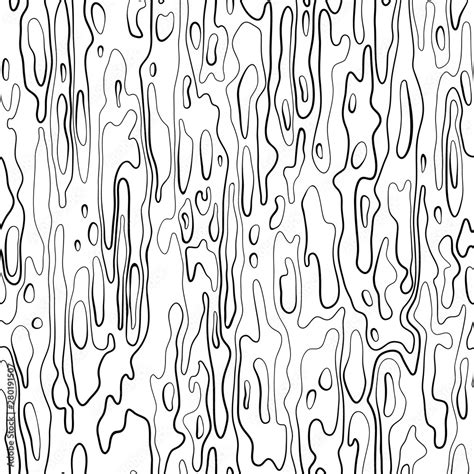 Tree Bark Drawing Pattern