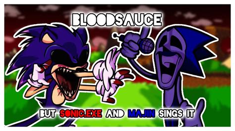 Vs Peppino Bloodsauce But Sonic EXE And Majin Sonic Sings It YouTube