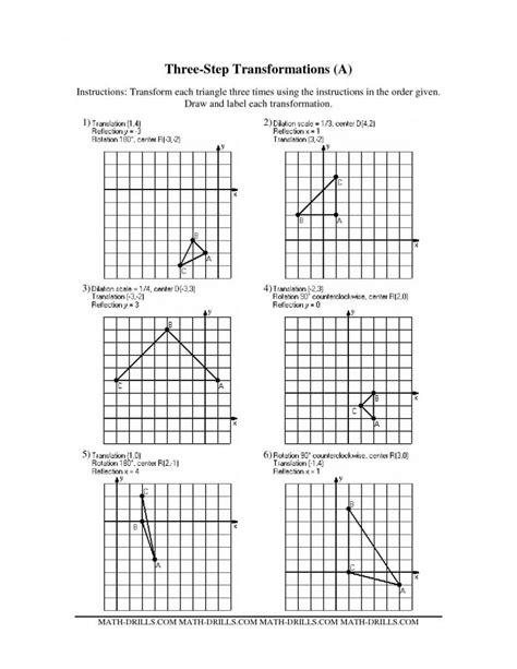 20 Quadratic Transformations Worksheet Worksheets Decoomo