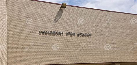 Craigmont Senior High School Sign Memphis, Tennessee Editorial Photo ...