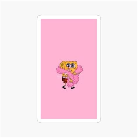 Aesthetic Spongebob Sticker For Sale By Maya Mfm Spongebob