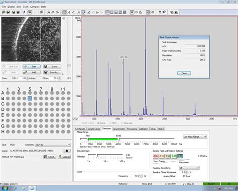 Bruker Maldi Tof Microflex Lrf Mass Spectrometry Labx