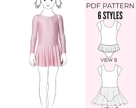 Girls Leotard Pattern Pdf Leotard Sewing Pattern Dance Leotard Pattern Ballet Leotard Pattern