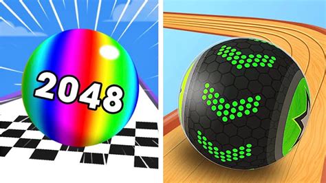 Ball Run 2048 Vs Going Balls ☄️☄️all Levels Max New Update Walkthrough Android Ios Gameplay