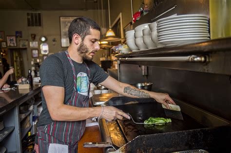 Little Bear Restaurant Chef Jarrett Stieber Launches Ticket Stabbers