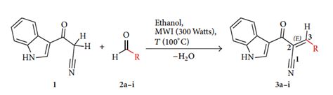 Scheme Microwave Assisted Knoevenagel Reaction Of Novel