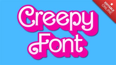 Creepy Font | Text Effect Generator