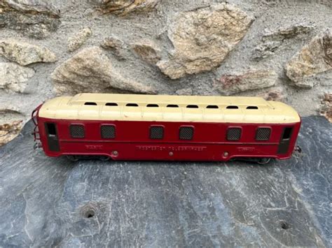 ANCIEN JOUET TRAIN Grand Wagon Jep Postes Et Telegraphe En Tole EUR 34