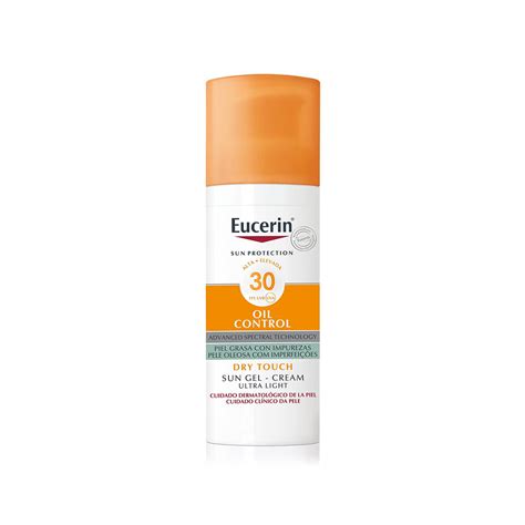 Gel Crema de protección solar facial spf 30 oil control dry touch