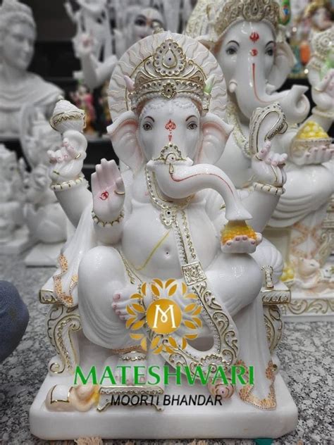 Polishing Marble Lord Ganesh Statue At Rs In Jaipur Id