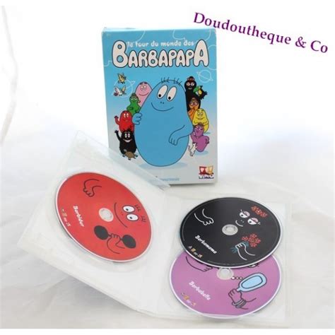 Coffret 3 dvd Barbapapa Le tour du monde des Barbapapa TF1 vidéo