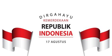 Dirgahayu Kemerdekaan Republik Indonesia Vector Template Design Illustration 2311101 Vector Art