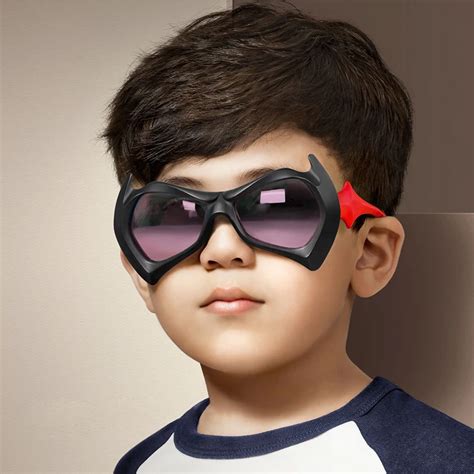 Sunrun Fashion Kids Polarized Sunglasses Cute Bat Boy Tr90 Frame