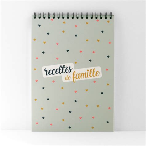 Carnet De Recettes Remplir Atelier Hello Moon