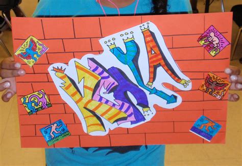 Teaching Graffiti Art! | Haring art, Graffiti art, Graffiti