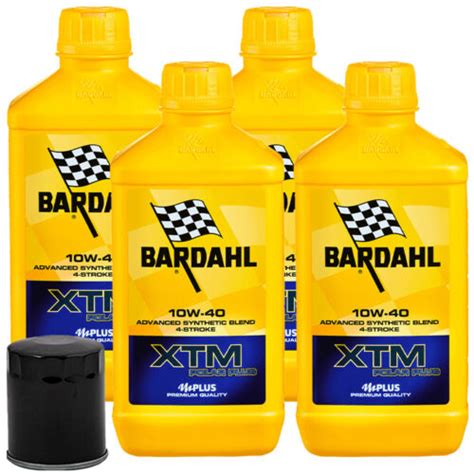 Kit Tagliando Lt Olio Bardahl Xtm Synt W Filtro Yamaha Xj S