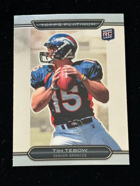 Lot 2010 Topps Platinum Tim Tebow RC