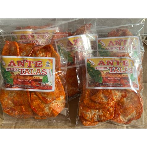 Jual Keripik Talas Balado Ante Isi 5pcs Shopee Indonesia