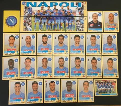 Figurine Stickers Calciatori Panini Squadra Completa Napoli