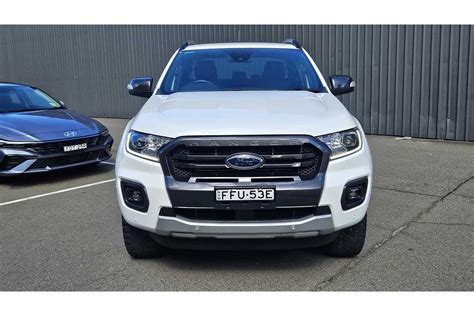 SOLD 2021 Ford Ranger Wildtrak In White Used Ute Kings Park NSW