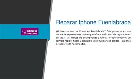 Ppt Reparar Iphone Fuenlabrada Cobophone Es Powerpoint Presentation