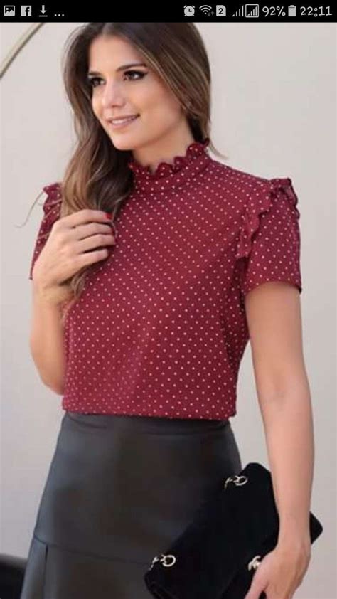 Pinterest Photo Blusademujer Mujerblusa Blusa Blouse Blouse