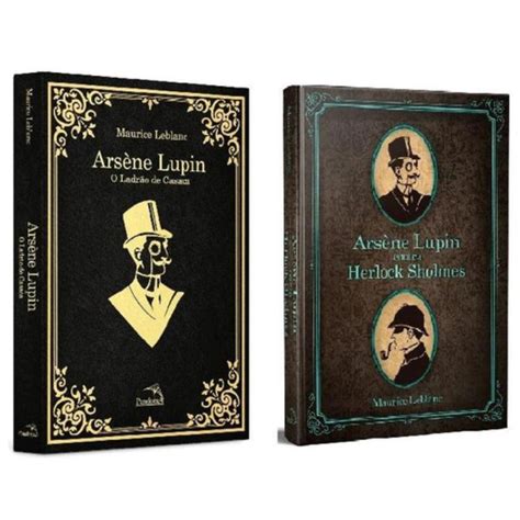 Kit Arsene Lupin Ladrão de Casaca Contra Herlock Sholmes 2 Volumes