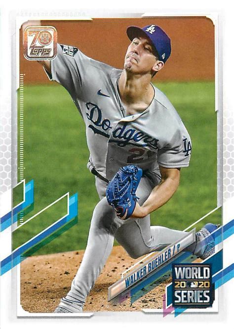 Walker Buehler 2021 Topps Series Mint Card 44 Baseball Cards Minted