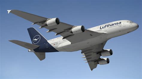 Airbus A380 Lufthansa NL 3D Model - TurboSquid 2155796