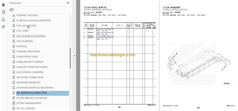 Hitachi Zw Wheel Loader Engine Parts Catalog Pnek Eg