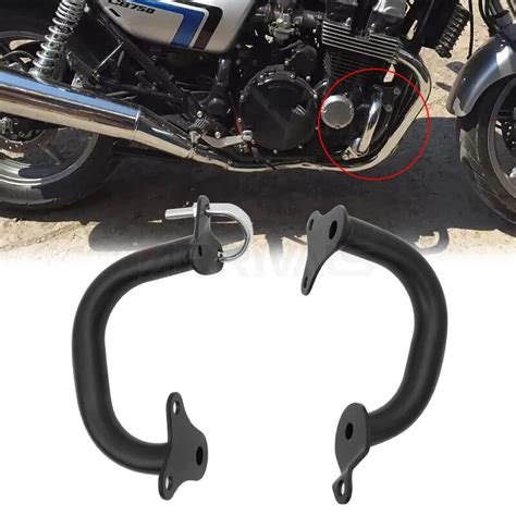 New Motorcycle Black Front Engine Guard Highway Crash Bar For Honda